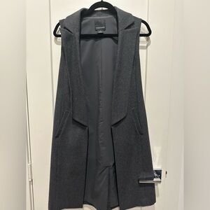 Trouve Gray Sleeveless Vest